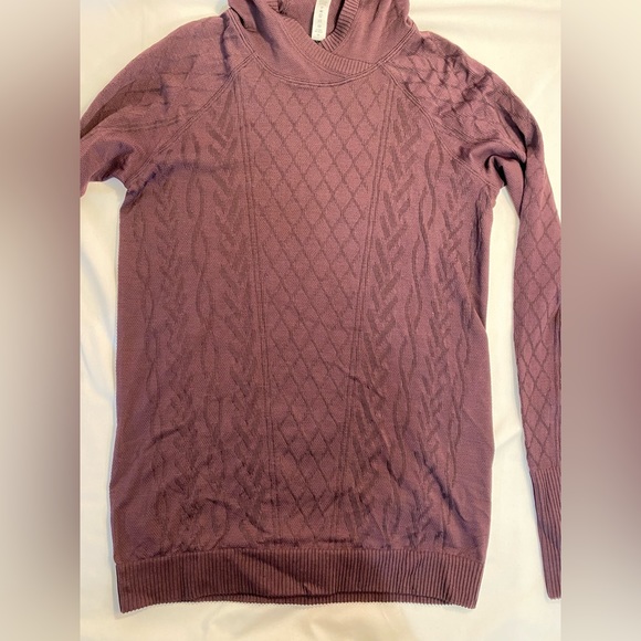 NWOT Lululemon Rest Less Hoodie  Black Cherry  size 10 - Picture 5 of 13